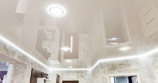 Натяжной ПВХ потолок Березники, цена от 2109 руб.
